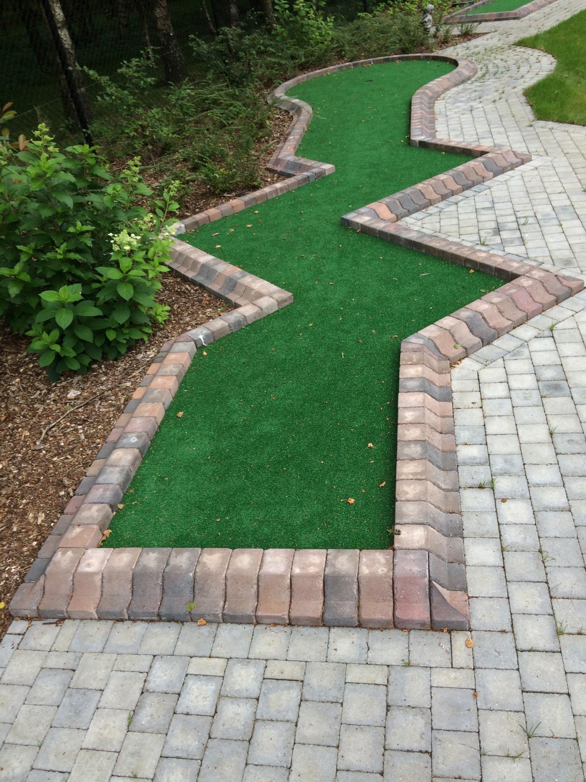 Minigolf zigzag